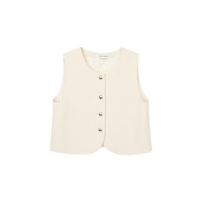 SOTHEA 夏日系列 2025年韩国进口小香风马甲外套短裤套装两件套女