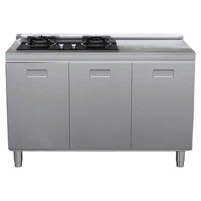 304整体不锈钢厨房橱柜家用灶台一体厨房收纳碗柜农村家用小户型