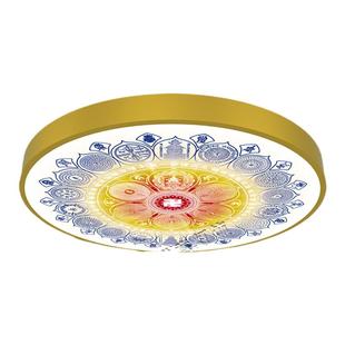 吸顶灯佛堂金刚藏大圆满尊胜咒轮平安吉祥灯法会寺庙菩提观音如来