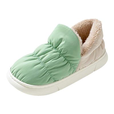 羽绒布棉拖鞋女冬季居家用情侣男