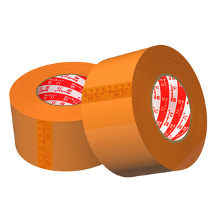 黄色胶带不透明MEEIAOREY/妙力深米大卷封箱封口胶封箱胶纸包装高粘抗拉不易断胶快递打包大号批发宽胶纸