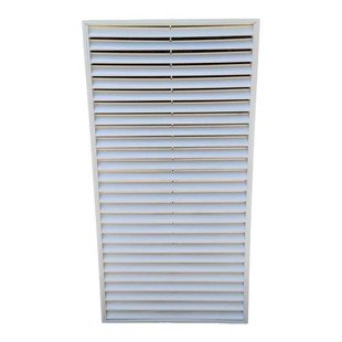 厂家定制外墙百叶窗室外空调格栅出风口手动电动百叶窗外机空调罩