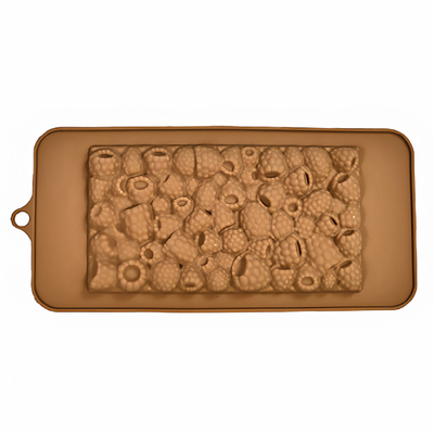 树莓覆盆子夹心巧克力模具樱桃花朵甜点烘焙硅胶模chocolate mold