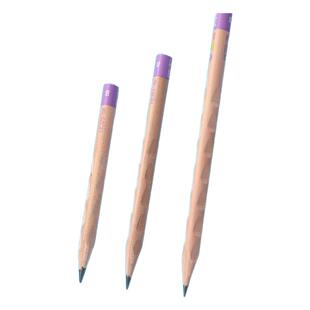 得力正姿洞洞铅笔2b/4b/6b初学者幼儿园超大粗三角控笔练字专用原木无铅毒小学生一年级大班儿童学习训练用笔