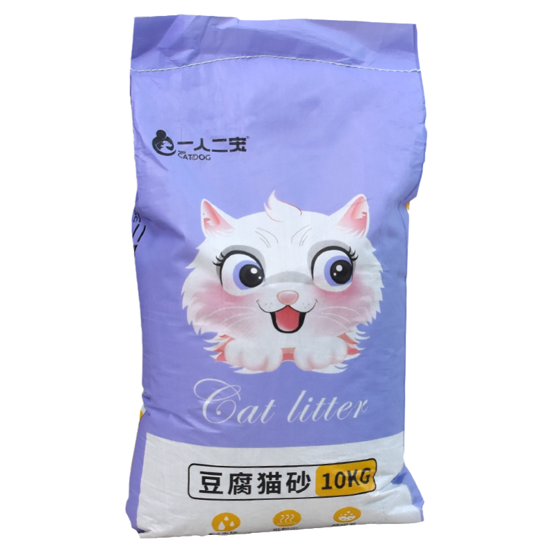 猫砂包邮20公斤40斤豆腐砂猫沙除臭大袋无尘杀菌剂纯去尿味实惠装