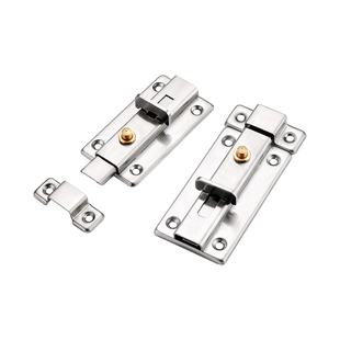 不锈钢弹簧锁插销锁明装老式木门简易门锁门闩卫生间门栓关门卡扣