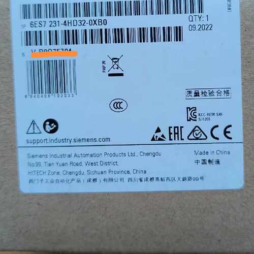 议价6ES7231-4HD32-0XB0 6AG1231-4HD32-4XB0 正品现货，包邮顺丰