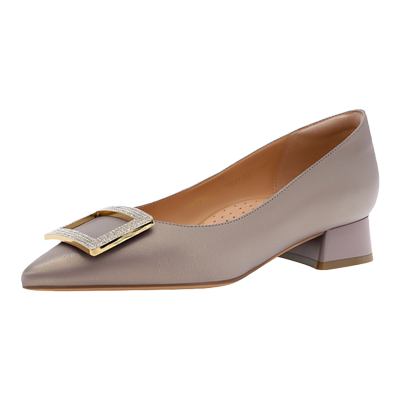 哈森通勤知性小皮鞋职场单鞋