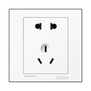 俊朗官方店开关插座五孔带USB家用86型墙壁一开多孔暗装面板P黑白