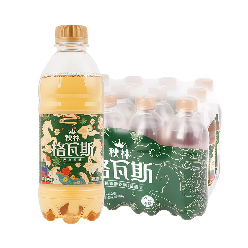 秋林格瓦斯 马年限定 350ml*12瓶/箱哈尔滨特产