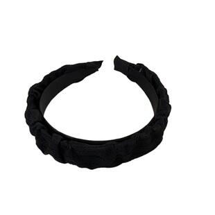 复古条纹褶皱发箍女高颅顶洗脸防滑压发卡高级感时尚百搭宽边头箍