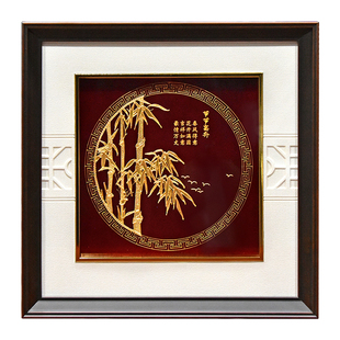 金箔节节高升竹子摆件同事升职礼物晋升领导升迁礼物办公室装饰品