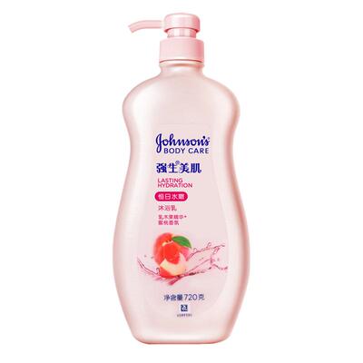 强生美肌水蜜桃味香氛沐浴露