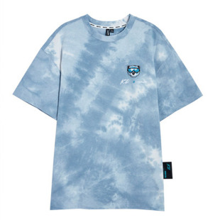韩都衣舍24N夏季宋亚轩同款衣服刘耀文贺峻霖丁程鑫短袖扎染T恤女