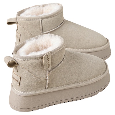 拉夏贝尔雪地靴！加绒保暖！