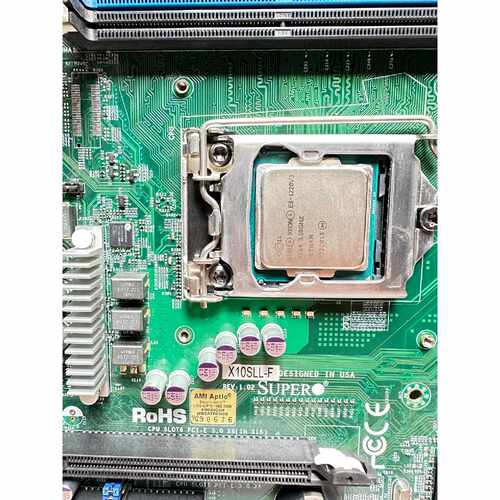 议价超微x10sllf单路服务器主板E31220V3维修