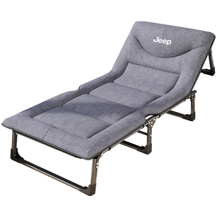 JEEP吉普午休折叠床单人办公室午睡行军床简易医院陪护便携躺椅