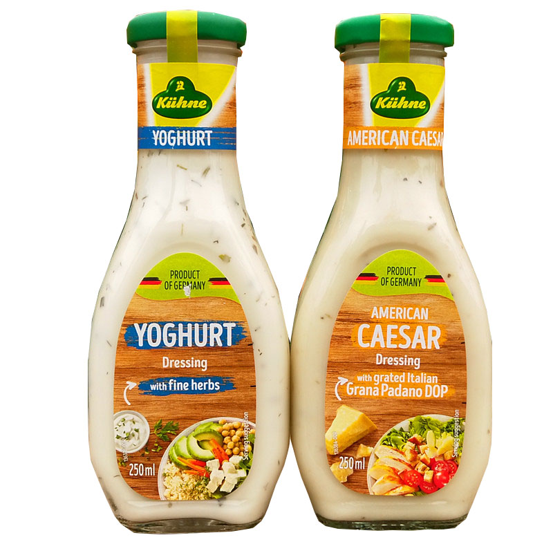 德国冠利果蔬沙拉酱奶油凯撒色拉酱即食低卡KUHNE SALAD DRESSING
