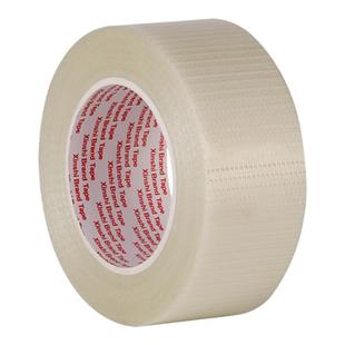 3J网格纤维胶带 十字纹玻璃纤维玩具飞机航模型超强力网状单面胶带 抗拉耐磨十字条纹玻纤半透明强粘加筋胶带