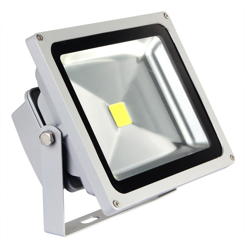 LED投光灯低压直流12V24V10W20W50W船用电瓶泛光灯户外太阳能防水