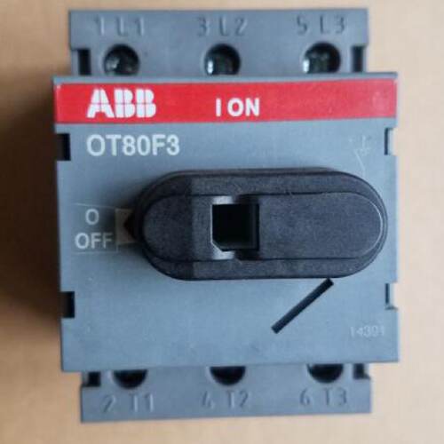 议价原装ABB底板及导轨安装隔离开关  OT80F3  80A  3P