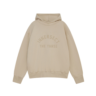 【吉杰推荐】INNERSECT三生万物半高领连帽卫衣植绒宝宝绒重磅潮