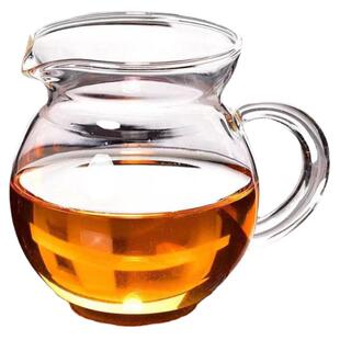 天福茗茶彼物大器玻璃茶海茶杯大小号透明高端简约公道杯功夫茶具