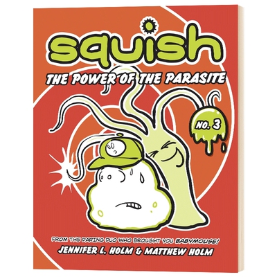 变形虫3 寄生虫的力量 儿童漫画书 英文原版 Squish 3 The Power of the Parasite 英文版进口英语课外阅读书籍