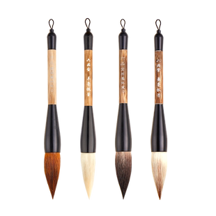 六品堂对联毛笔斗笔大字大号写春联福字斗方专用2026狼毫兼毫羊毫初学者小学生大楷抓笔成人书法国画专业级