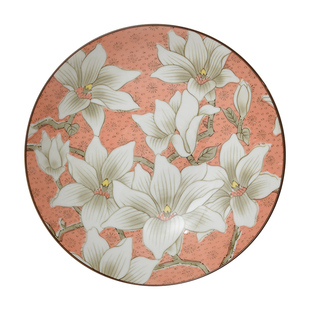 有谷窑和彩木莲系列陶瓷水果盘子菜盘平盘日式餐具陶瓷釉下彩精致