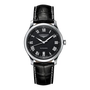 Longines浪琴手表正品名匠系列机械表男瑞士手表鳄鱼皮表带男表