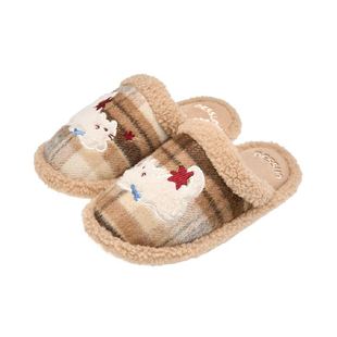 利达妮棉拖鞋女士秋冬季2025新款室内居家情侣办公室木地板拖鞋男