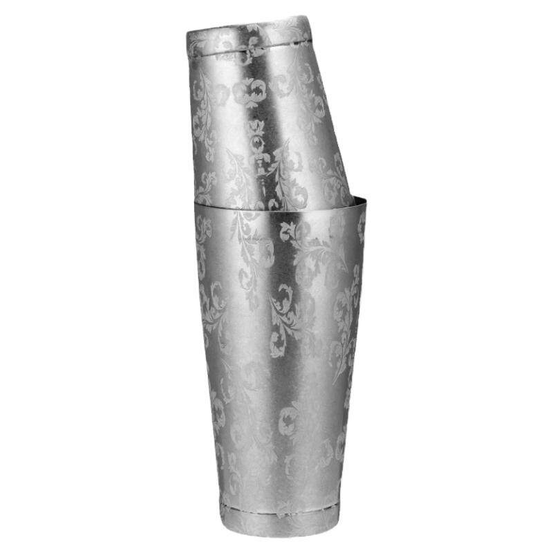 iching调酒器不锈钢刻花调酒器