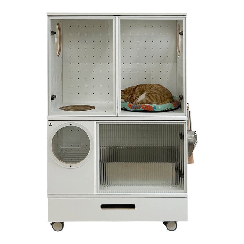mini猫别墅可移动厕卧一体