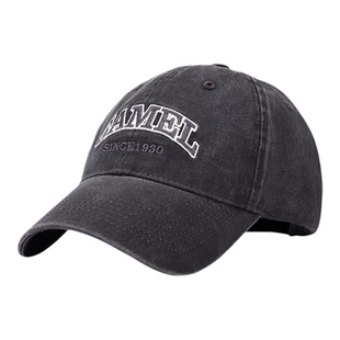 骆驼棒球帽宽帽檐大脸显脸小2025年新款女网球复古做旧鸭舌帽子男