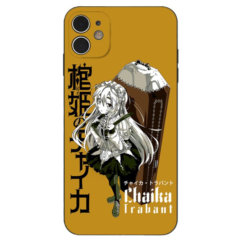 嘉依卡SE适用iPhone16硅胶11/12/13苹果15玻璃XS全包XR动漫少女14手机壳华为OPPO小米VIVO安卓保护套软壳