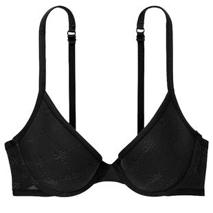 直降138|维密PINK LOGO印花舒适聚拢文胸女