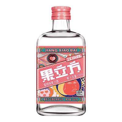 江小白果立方女士微醺15-23度168ml白葡萄蜜桃女士微醺果味酒