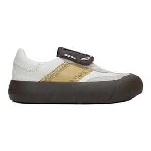 goodbai原标原版蓬蓬鞋白敬亭同款情侣德训鞋真皮板鞋厚底面包鞋