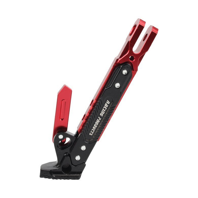 电动车单撑摩托车边脚脚架可多彩撑边调节架支撑铝合金CNC边