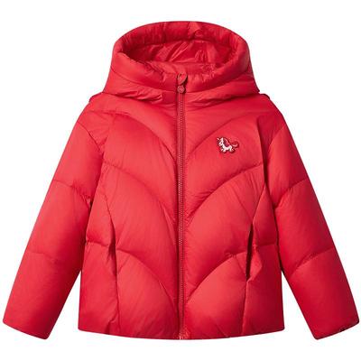 波司登儿童羽绒服女童短款加厚软萌小翅膀轻盈保暖宝宝外套