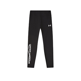 安德玛童装25年新款儿童秋冬防寒保暖紧身裤女童瑜伽休闲运动长裤