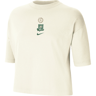 Nike/耐克官方正品NBA 女士夏季圆领休闲宽松短袖T恤FV9367-901