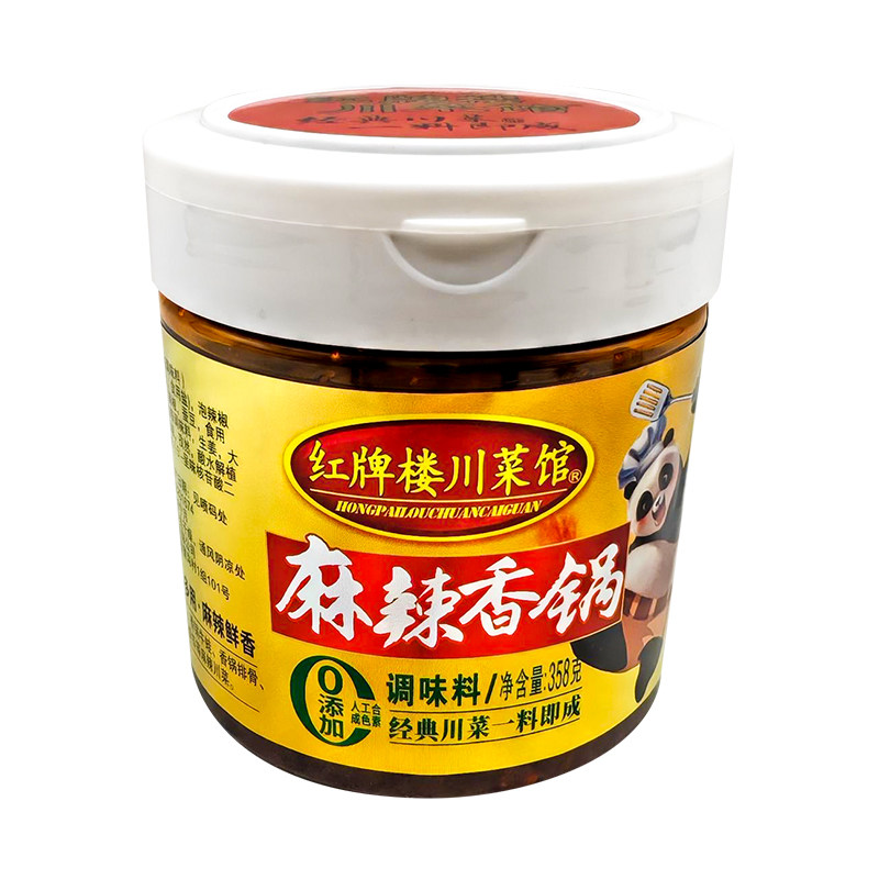 红牌楼川菜馆麻辣香锅调料358g家用干锅鸡鸭香辣虾蟹四川干锅料