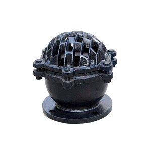H42X-6铸铁法兰水泵底阀止回阀内螺纹底阀2寸2.5寸dn50dn100dn125