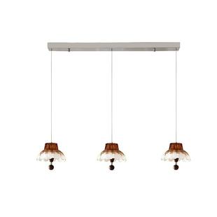 Lynn's立意 法式中古风餐厅吊灯 2025新款枫叶三头吧台饭桌岛台灯