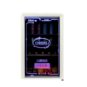 一级能效复古冰箱优诺全冷藏冰吧