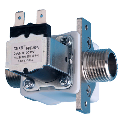 CNKB科博进水电磁阀开水机阀 FPD-90A-12V饮水台热水器4分进水阀