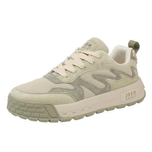 JEEPSPIRIT吉普男鞋2026新款运动板鞋软底休闲鞋ins超火鞋子男款
