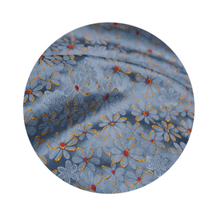 古风锦缎可爱小花织锦缎布料衣服丝绸缎子古香缎面料 旗袍唐装diy